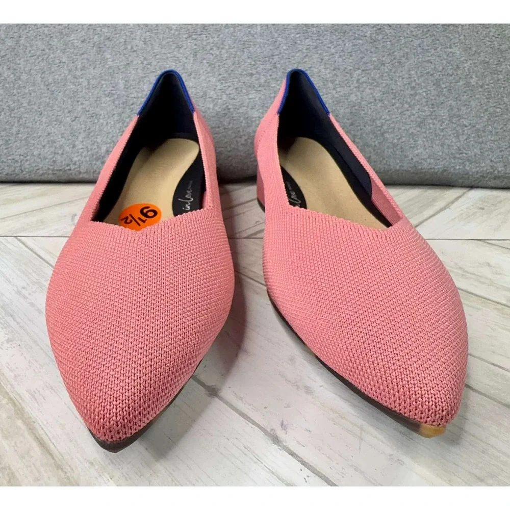 NEW Rothy's The High Point Womens 9.5 In Love Insole New Tulip‎ Pink Heels Shoes